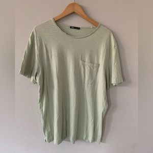 Zara Green T-shirt with pocket